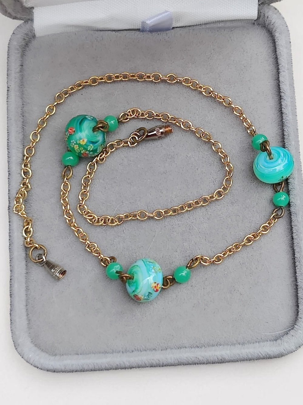 Vintage Murano Millifiori Art Glass Choker Necklace